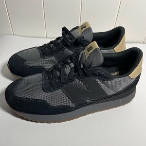 New Balance 237 Men's Black and Tan Sneakers Size 11